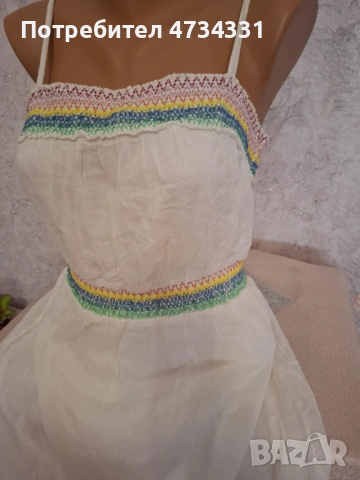 Еlla moss Бяла Рокля, снимка 6 - Рокли - 53477322