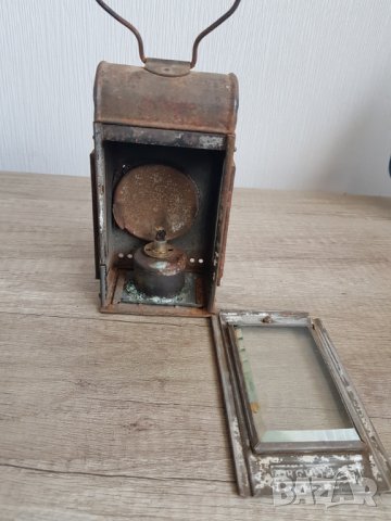 Немска военна окопна лампа WW1, снимка 5 - Антикварни и старинни предмети - 35988581
