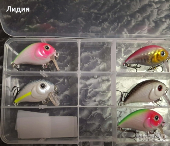 Комплект воблери за спининг – различни модели и цветове + кутии, снимка 3 - Такъми - 53455734