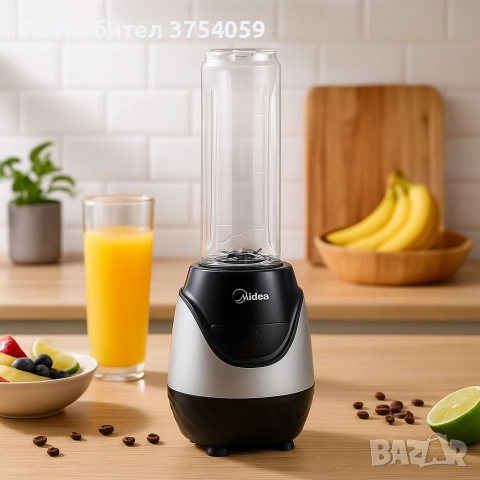 Компактен и мощен блендер Midea BL1189CEE-MPO1S, снимка 2 - Блендери - 52620515