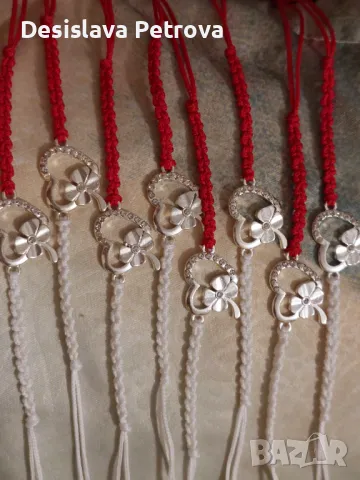 Мартеници макраме. Супер цена на едро-75ст. Цена на дребно-1,50лв, снимка 4 - Други - 39389974