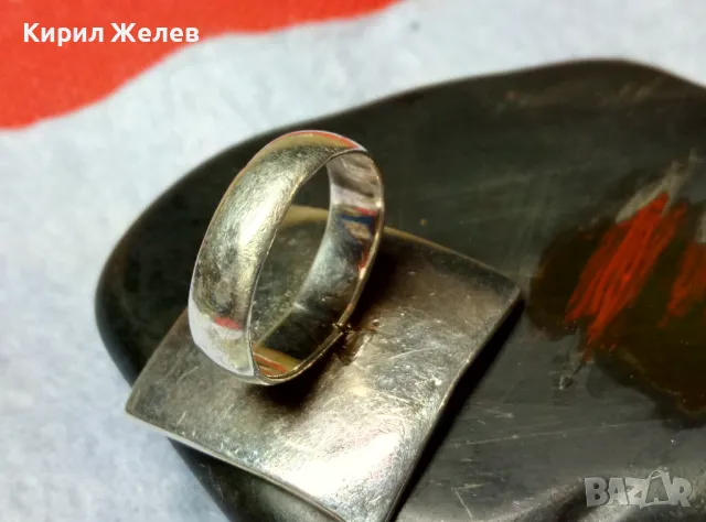 ОГРОМЕН ШАРМАНТЕН СРЕБЪРЕН ПРЪСТЕН СРЕБРО ВИСОКА ПРОБА ХУДОЖЕСТВЕНА РЪЧНА ДИЗАЙНЕРСКА РАБОТА 48788, снимка 7 - Пръстени - 49913353