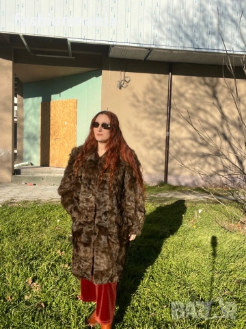 Невероятно палто от естествена кожа - заек. Vintage. , снимка 5 - Палта, манта - 53271450