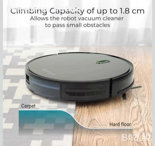 Прахосмукачка робот Venga! VG RVC 3000 лесна за употреба функция моп,6 режима,дистанционно, снимка 3 - Прахосмукачки - 52062486