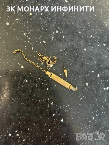 Златна гривна (Скъсана), снимка 4 - Гривни - 53580791