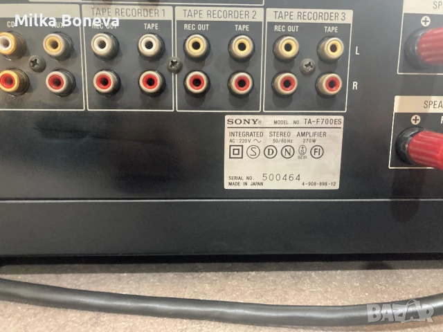 SONY TA-F 700 ES, снимка 9 - Ресийвъри, усилватели, смесителни пултове - 51128373