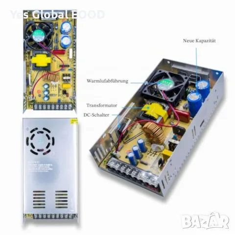 LED захранване 24V 15A с постоянно напрежение – недимируемо, снимка 4 - Друга електроника - 55708882