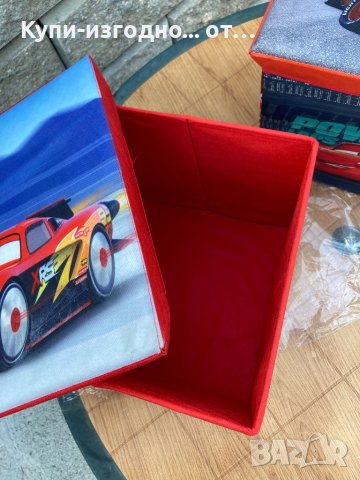 Детски кутии Disney Cars , 30x30см , два вида, снимка 5 - Мебели за детската стая - 41717987