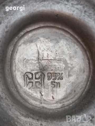 Стар цинков чайник , снимка 5 - Антикварни и старинни предмети - 44172709