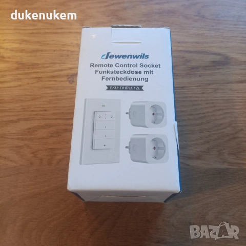 2 броя Безжични контакти с дистанционно + стенен бутон, 3680W, 30м, снимка 12 - Друга електроника - 53074512