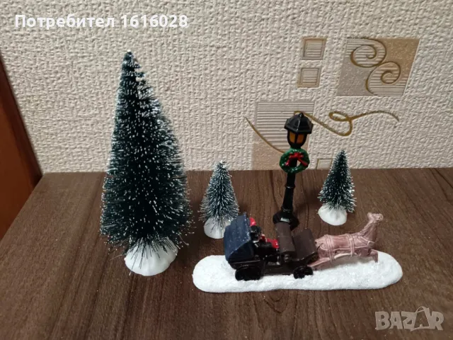 Коледна декорация за допълване на селца около елхата., снимка 3 - Декорация за дома - 48485046