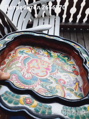 Китайска порцеланова чиния, снимка 13 - Антикварни и старинни предмети - 41271004