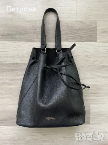 Furla кожена чанта Оригинал