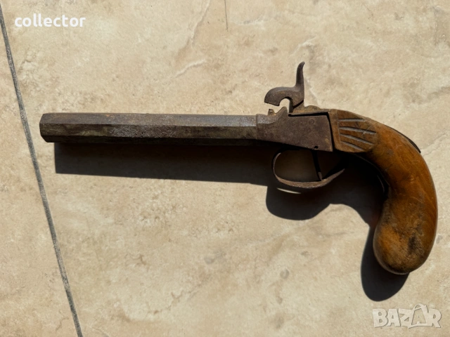 Капсулен предно пълнещ пистолет / пищов. №7913, снимка 2 - Антикварни и старинни предмети - 53680018