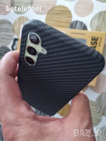 Samsung S23,S23 Ultra,A34,A54,A53 твърд тънък гръб с карбонов ефект , снимка 5 - Калъфи, кейсове - 41455180