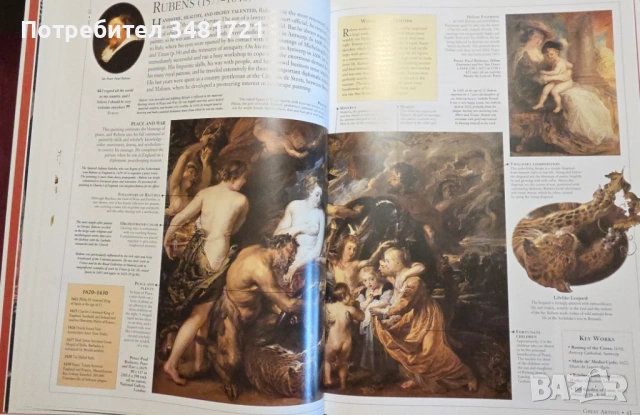Great Artists. The lives of 50 painters explored through their work., снимка 8 - Енциклопедии, справочници - 53251555