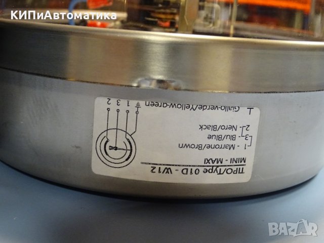 Ел. контактен Манометър Nuova Fima Ф 160, 60 bar, снимка 8 - Резервни части за машини - 39374019