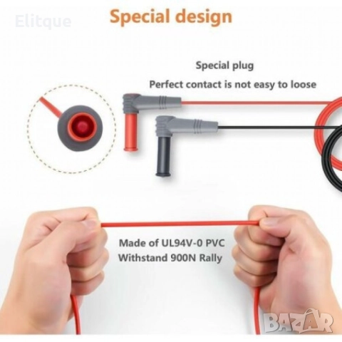 Кабел за мултицет 1M 1000V 20A, снимка 4 - Друга електроника - 52753306
