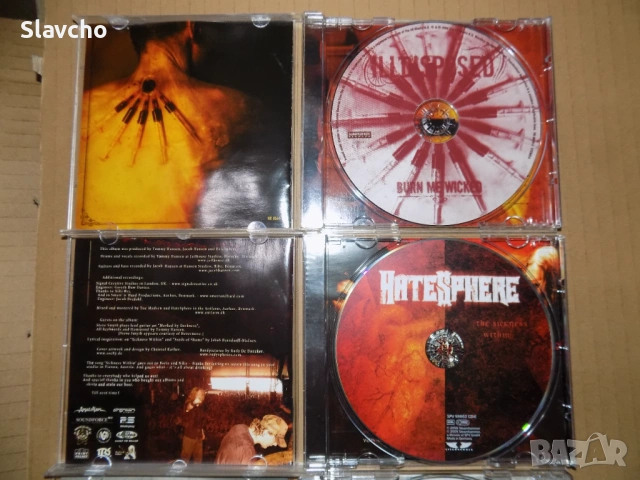 Компакт дискове на дет-траш метълите-Illdisposed/Hatesphere/OPETH-Blackwater Park/ Portal-The Sweyy , снимка 3 - CD дискове - 38602466