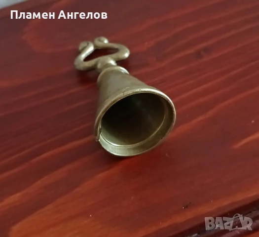 Античен месингов(бронзов) гасач на свещи. , снимка 6 - Антикварни и старинни предмети - 51168124