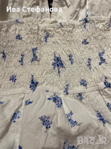 Бял спортно елегантен ежедневен гащеризон hm H&M , снимка 10 - Гащеризони - 41352234