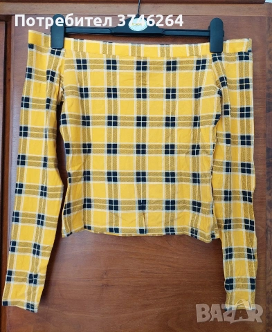 Блузи с паднали рамене / голи рамене, снимка 2 - Блузи с дълъг ръкав и пуловери - 53645398