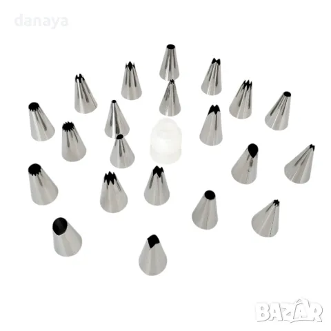 5730 Метални накрайнициза пош с адаптор, 22 части