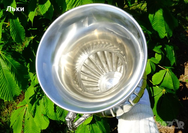 Ваза от калай в стил Ампир 1.1 кг. , снимка 14 - Антикварни и старинни предмети - 40777020