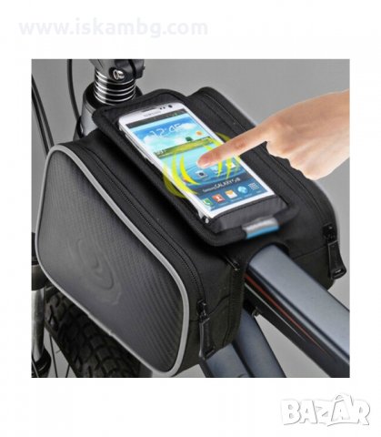 ДВОЙНА ЧАНТИЧКА ЗА ВЕЛОСИПЕД - ДИСАГИ С ДЖОБ ЗА ТЕЛЕФОН - код 1614, снимка 11 - Аксесоари за велосипеди - 33991924