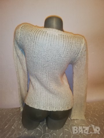 Плетен пуловер Promod р-р S , снимка 5 - Блузи с дълъг ръкав и пуловери - 38799331