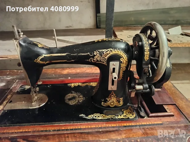 Шевна машина антика, снимка 4 - Шевни машини - 56157305