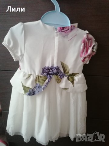 Нова официална рокличка 18 м. , снимка 4 - Бебешки рокли - 42209209