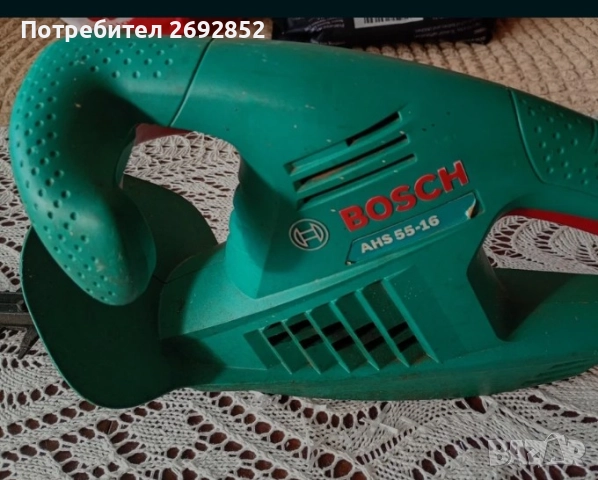 Електрически храсторез Bosch AHS 55-16, снимка 2 - Градинска техника - 52147075