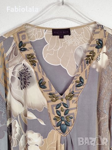 Hale Bob silk dress M, снимка 8 - Рокли - 41575983