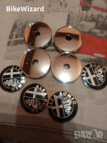 Alfa Romeo 4 бр. капачки 60 мм централен отвор НОВИ, снимка 5 - Аксесоари и консумативи - 48134017