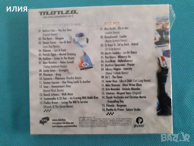 Damian Lazarus & DJ T. – 2007 - Monza.Club.Ibiza.Compilation.Vol.2.(2CD)(Techno,Minimal,Tech House), снимка 2 - CD дискове - 41044519