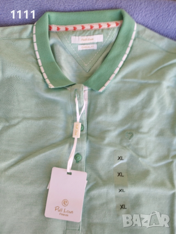 Две нови тениски с яка р-р XL., снимка 5 - Тениски - 51729685