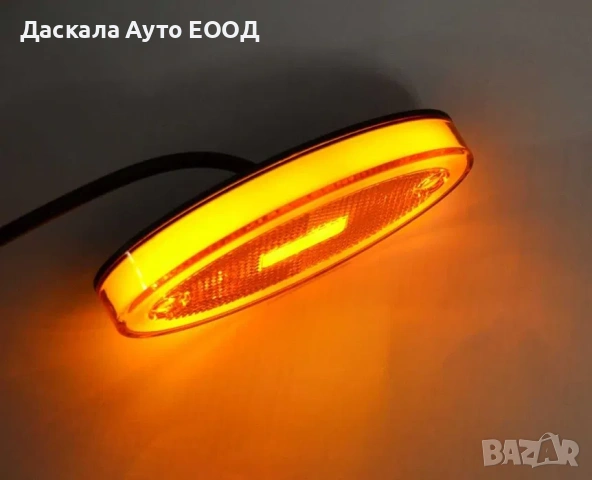 1бр. Лед LED габарити светлини с неонов ефект 12-24V , 3 цвята, снимка 6 - Аксесоари и консумативи - 53761845