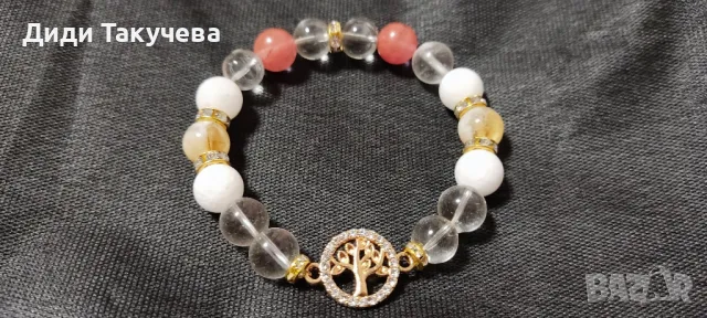 гривни от естествени кристали, снимка 7 - Гривни - 42560821