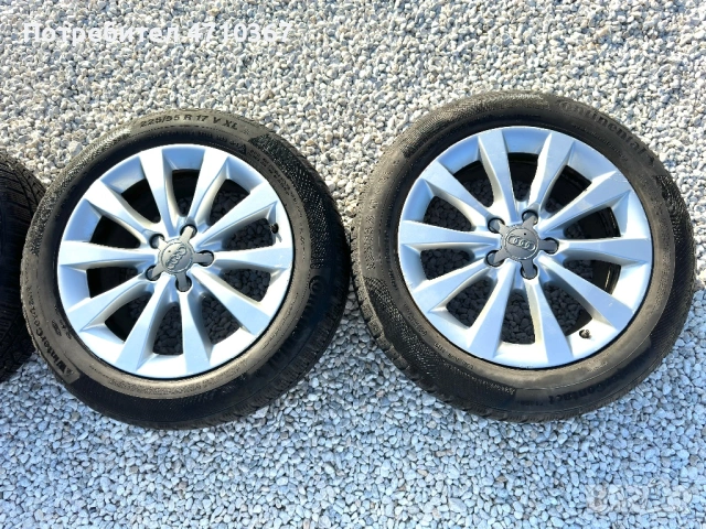 Оригинални Джанти 17 от AUDI A6,A7, 5x112, ET39, 8J, снимка 4 - Гуми и джанти - 53843736