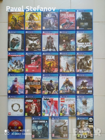 Игри за PS4 в Отлично състояние-цени 9/39лв