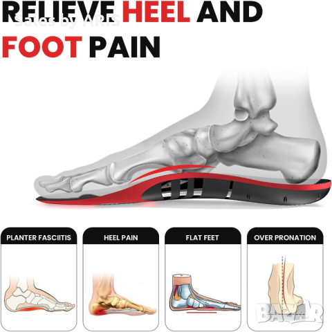 Ортопедчини стелки за подходящ за плоски крака както и работни обувки., снимка 3 - Други - 44601468