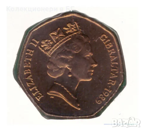 НУМИЗМАТИЧЕН ПЛИК (NUMISBRIEF) С МОНЕТА - ГИБРАЛТАР /виж описанието/, снимка 3 - Нумизматика и бонистика - 56139583
