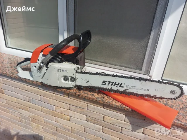 Резачка Stihl 038AV electronic quickstop , снимка 7 - Градинска техника - 55920399