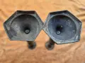 Стар бронзов свещник 2 бр, снимка 2
