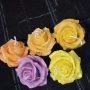 Ароматни восъчни свещи - цветя и рози  различни цветове, снимка 4
