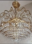 Антикварен кристален полилей , снимка 7