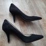 Намалена цена 46лв н.38/us7 1/2М Michael Kors MK-FLEX mid pump suede black court, снимка 12