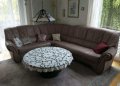 ПРОМО !!! Лилаво/виолетов ъглов кожен диван, снимка 1 - Дивани и мека мебел - 36006481