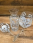 Предлагам за продажба ръчно рисуван сет гарафа и чаши за вино, снимка 3